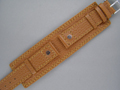 Leather Military Watch Strap DAKAR Brown 20mm