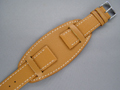 Leather Watch Strap MONTE Brown 22mm