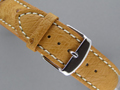 Genuine OSTRICH Skin Watch Strap Brown 22mm