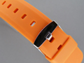 Silicone Waterproof Watch Strap Orange 20mm