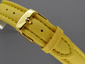 Polyurethane Waterproof Watch Strap Yellow 18mm