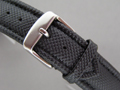 Polyurethane Waterproof Watch Strap Black 18mm