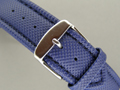 Polyurethane Waterproof Watch Strap Blue 22mm