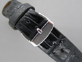 Genuine ALLIGATOR Skin Watch Strap Black 18mm