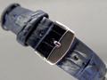 Genuine ALLIGATOR Skin Watch Strap Blue 20mm