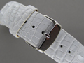 Genuine ALLIGATOR Skin Watch Strap White 22mm