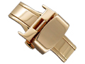 Rose Gold Stainless Steel Butterfly Deployment Clasp 18mm