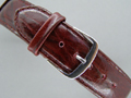 Leather Watch Strap MALIBU Maroon 20mm