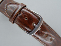 Leather Watch Strap MALIBU Dark Brown 20mm