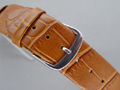 Leather Watch Strap OPEN-ENDED Brown 18mm
