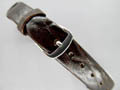 Leather Watch Strap OPEN-ENDED Dark Brown 14mm
