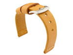 Genuine Leather Watch Strap RIVIERA RM Desert Sand/White 24mm