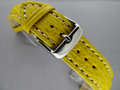 Genuine SHARK Skin Watch Strap Yellow 24mm