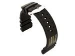 Silicon Watch Strap PRO Waterproof N.D.LIMITS Black 18mm