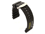 Silicon Watch Strap PRO Waterproof WIND VELOCITY Black 18mm