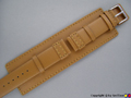 Leather Watch Strap SOLAR Brown 20mm