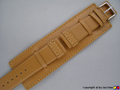 Leather Watch Strap SOLAR Brown 22mm