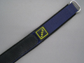 Nylon Velcro Watch Strap SPORT Blue 22mm