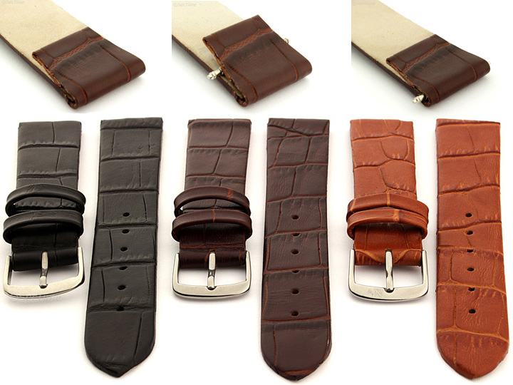 Open Ended Watch Strap Band Mens Womens Genuine Leather 16mm 18mm 20mm mm Em eBay