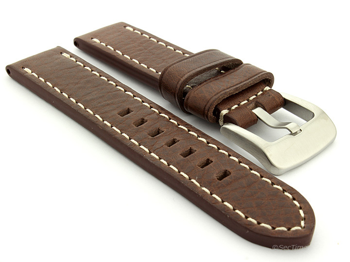 Mens Genuine Leather Watch Strap Band Marina 20mm 22mm 24mm 26mm MM