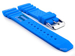 Silicone Rubber Watch Strap Band PRO Waterproof N.D.LIMITS Sky Blue 18mm