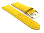 Suede Genuine Leather Watch Strap Teacher Yellow 18mm