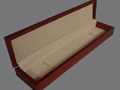 Wooden Watch Box for 1 wristwatch with the velour finish Wooden Watch Box for 1 wristwatch with the velour finish