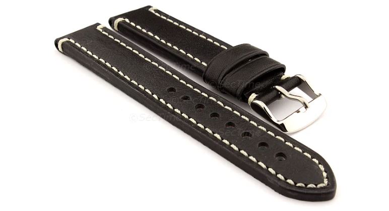 Top Benefits of Choosing a 22mm Black Leather Watch Strap for Daily Wear
