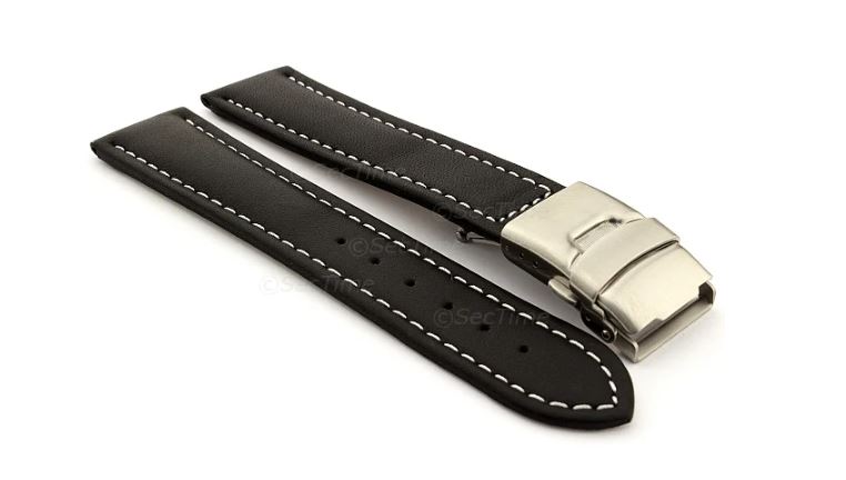 The Ultimate Buying Guide for 22mm Black Leather Watch Straps