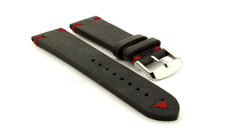 Upgrade Your Timepiece with Premium 22mm Black Leather Watch Straps