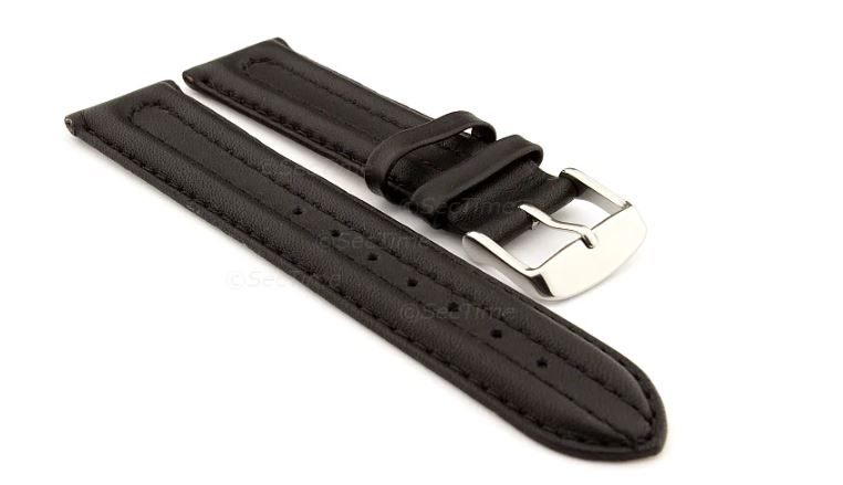 Enhance your wristwear with Premium 22mm Black Watch Straps. Stylish, comfortable & crafted to elevate every watch effortlessly.