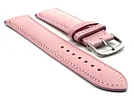 (image for) 16mm Pink Genuine Leather Watch Strap Band Vegetable Tanned Alan