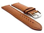 (image for) 16mm Brown (Tan) Genuine Leather Watch Strap Band Vegetable Tanned Alan
