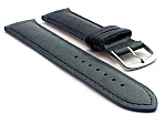 (image for) 16mm Navy Blue-Grey Genuine Leather Watch Strap Band Vegetable Tanned Alan