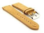 (image for) Suede Leather Retro Style Watch Strap Blacksmith Plus Light Brown 24mm