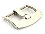(image for) Polished Silver-Coloured Stainless Steel Watch Strap Buckle BRD 20mm