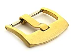 (image for) Brushed Yellow Gold-Coloured Stainless Steel Watch Strap Buckle BRD 20mm