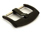 (image for) Polished Black (PVD) Stainless Steel Watch Strap Buckle BRD 20mm