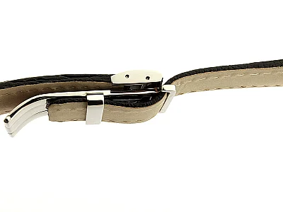 (image for) 20mm Polished Silver-Coloured Deployant Clasp for Breitling Style Watch Straps (3)