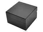 (image for) Classic Wooden Watch Box for 1 Wristwatch with Veluor Cushion - Black