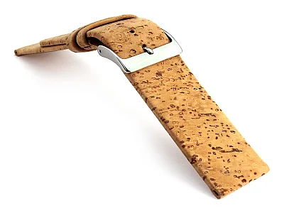 (image for) Real Cork Watch Strap Band Vegan Brown 12mm (2)