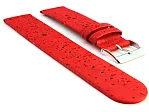 (image for) Real Cork Watch Strap Band Vegan Red 12mm