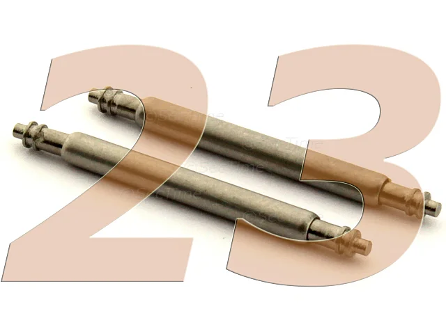 (image for) 10 x Telescopic Ss. Double Flange Spring Bar Diameter 1.78mm - Width 23mm