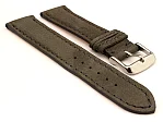 (image for) Genuine Nubuck Leather Watch Strap Band Evosa Grey 20mm