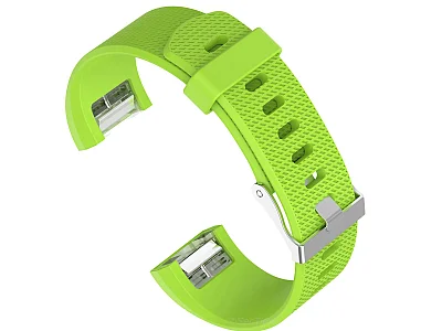 (image for) Replacement Silicone Watch Strap Band For Fitbit Charge 2 Green - Small (1)