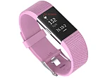(image for) Replacement Silicone Watch Strap Band For Fitbit Charge 2 Pink - Small