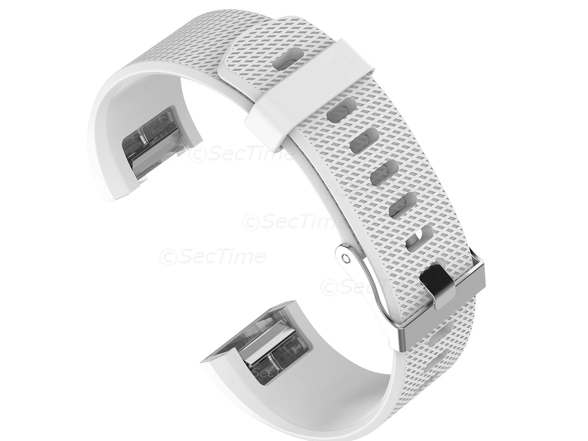 (image for) Replacement Silicone Watch Strap Band For Fitbit Charge 2 White - Small (1)