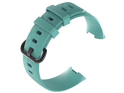 (image for) Replacement Silicone Watch Strap Band For Fitbit Charge 3 Teal - Small (1)