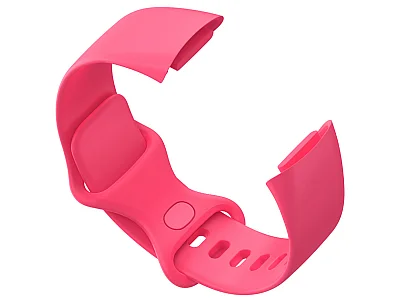 (image for) Replacement Silicone Watch Strap Band For Fitbit Charge 5 Pink - Small (2)