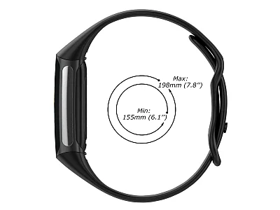 (image for) Replacement Silicone Watch Strap Band For Fitbit Charge 5 Lilac - Small (3)